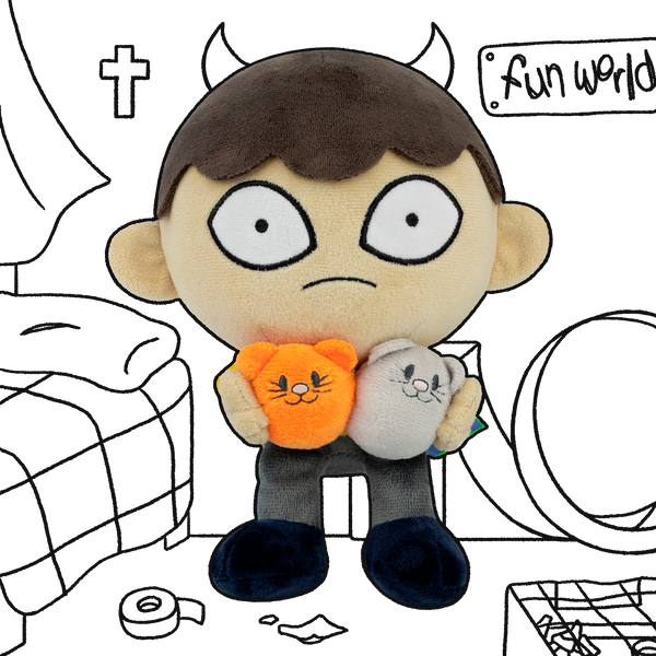 Hamster Hell Boy Plush