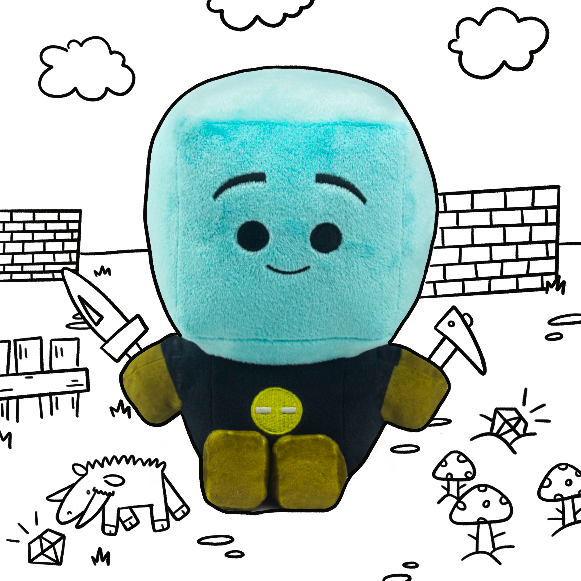 Phoenix SC Diamond Man Plush